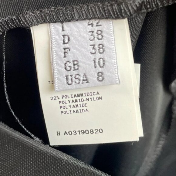 Moschino Black  Slim Crop Pants, size 8 (fits small) - Picture 8 of 10